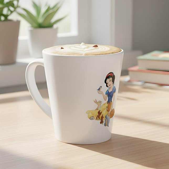 Taza De Café Latte Mug de latte blanco de nieve (Subido por el creador)