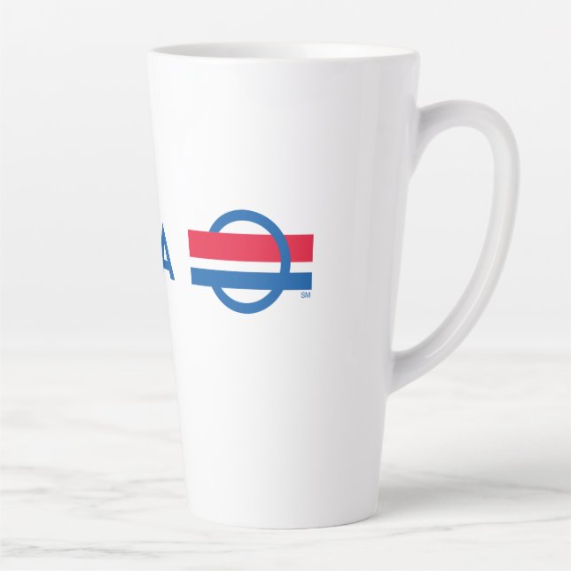 Taza De Café Latte Mug. de logotipo clásico (Derecha)