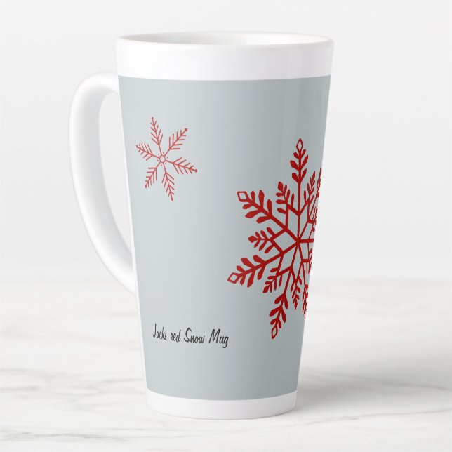 Taza De Café Latte Mug de nieve (Ángulo izquierdo)