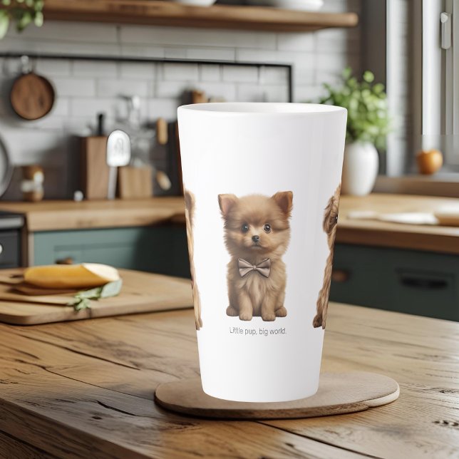Taza De Café Latte 🐾 mug de perros pequeños más finos 🐶 (Subido por el creador)