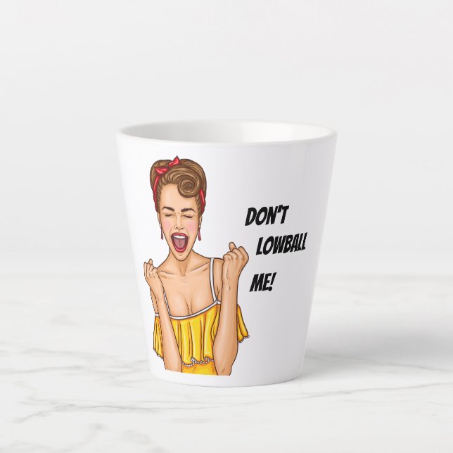 Taza De Café Latte Mug de Poshmark no me libre (Anverso)