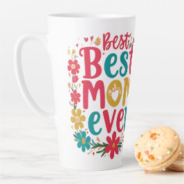 Taza De Café Latte Mug del Día de la Madre Personalizada - Regalo Per