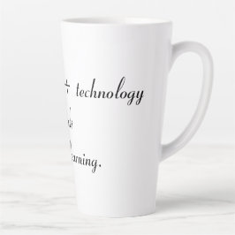Taza De Café Latte Mug del profesor inspirador