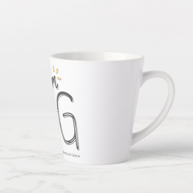 Taza De Café Latte Mug 'Dream Big' (Derecha)