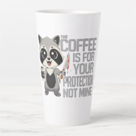 Taza De Café Latte Mug Funny Coffee Is For Your Protection not mine