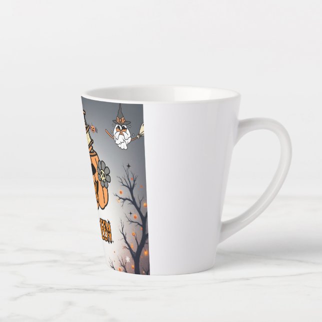 Taza De Café Latte Mug Halloween mignon (Derecha)