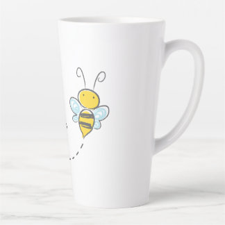 Taza De Café Latte Mug. lata de abeja