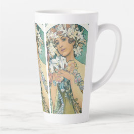 TAZA DE CAFÉ LATTE MUG LATTE CON IMPRESIÓN DE MUCHA