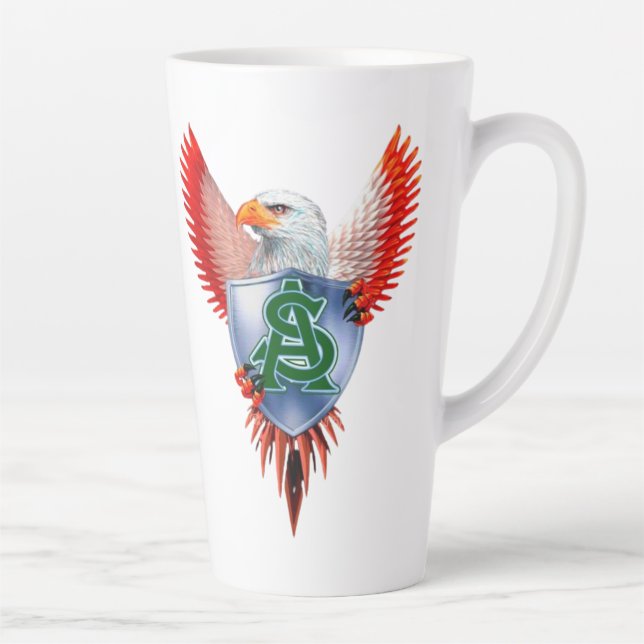 Taza De Café Latte Mug Latte grande (Derecha)