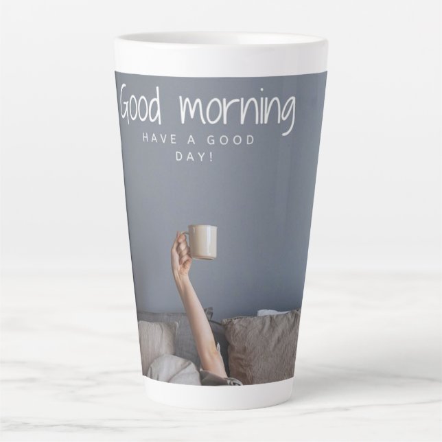 Taza De Café Latte Mug Latte grande (Anverso)
