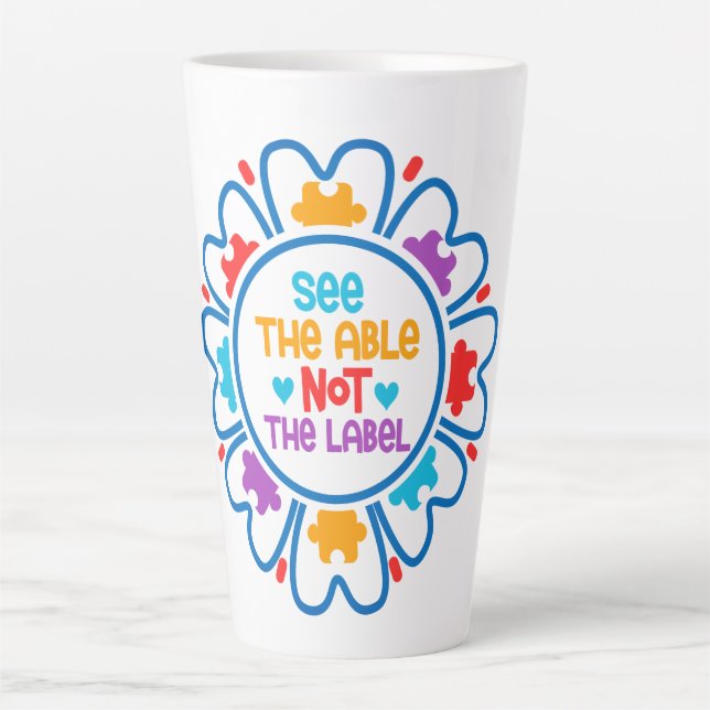 Taza De Café Latte Mug Latte grande (Anverso)