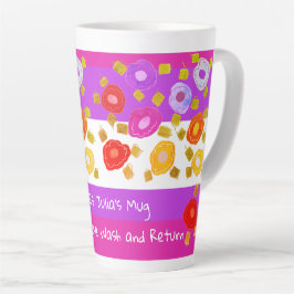 Taza De Café Latte Mug Latte grande si se pierde, por favor, vuelva