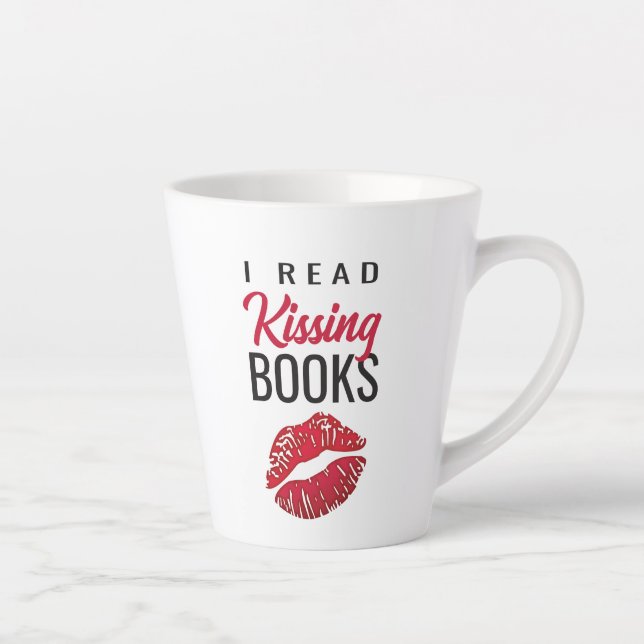 Taza De Café Latte Mug. lector romántico (Derecha)