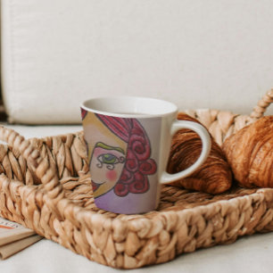 Taza De Café Latte Mug para regalos (Colorful Whimsical 03)