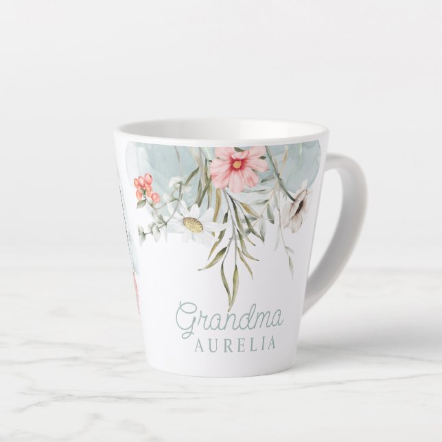 Taza De Café Latte  Mug personnalisé pour grand-mère (Ángulo derecho)