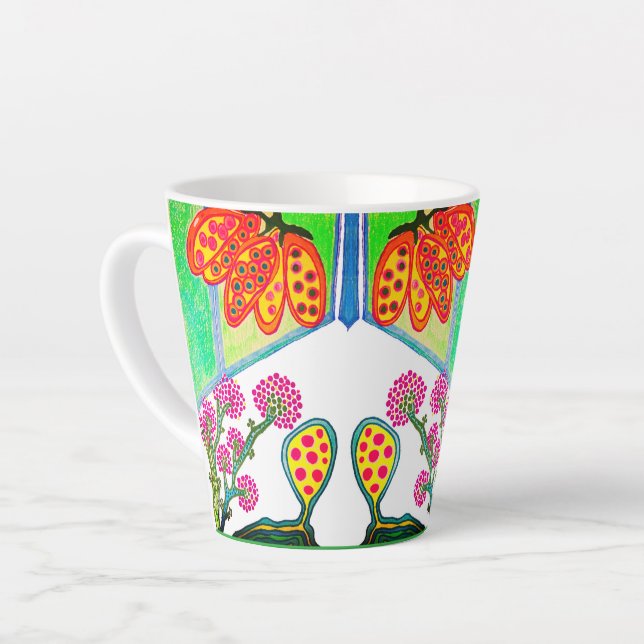 TAZA DE CAFÉ LATTE MUG "PODLANDIA" (Ángulo izquierdo)