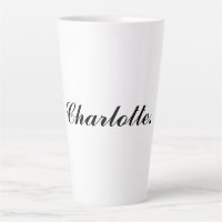 Mug tardía clásica con su nombre personalizado