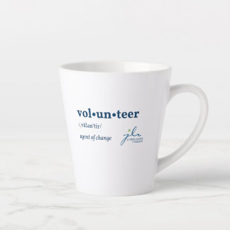 Taza De Café Latte Mug voluntario