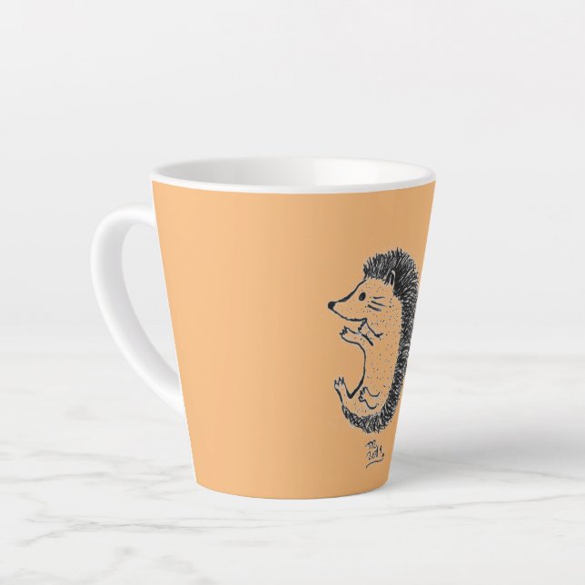 Taza De Café Latte mugre de cabeza (Ángulo izquierdo)