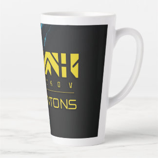 Taza De Café Latte Mugre de control de DJ de ondas sonoras