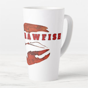 Taza De Café Latte Mugre de langosta
