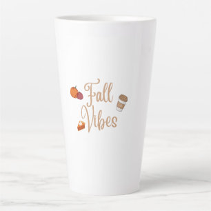 Taza De Café Latte Mugre de otoño