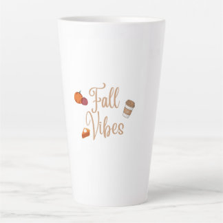 Taza De Café Latte Mugre de otoño