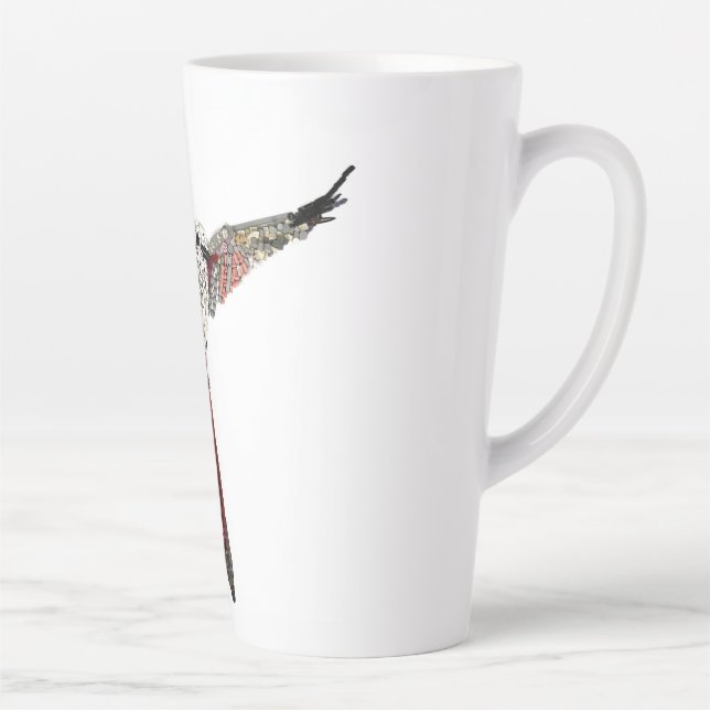 Taza De Café Latte Mugre de pájaro Wingspan (Derecha)