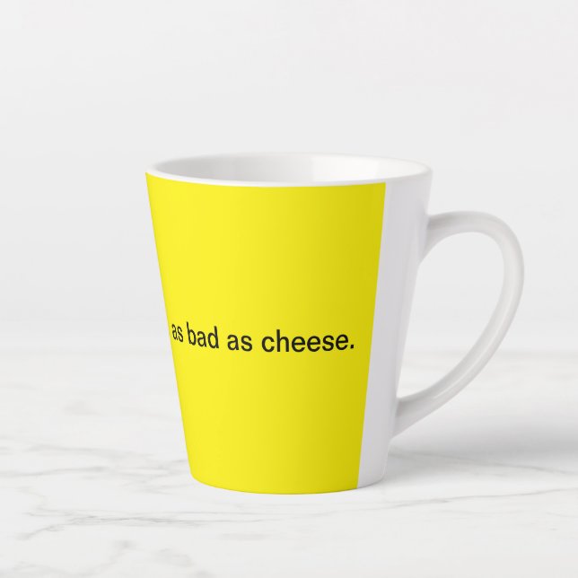 Taza De Café Latte Mugre de queso (Derecha)