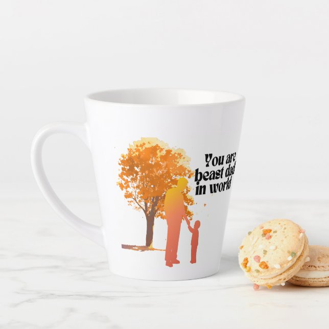 Taza De Café Latte Mugre del día del padre (In situ)