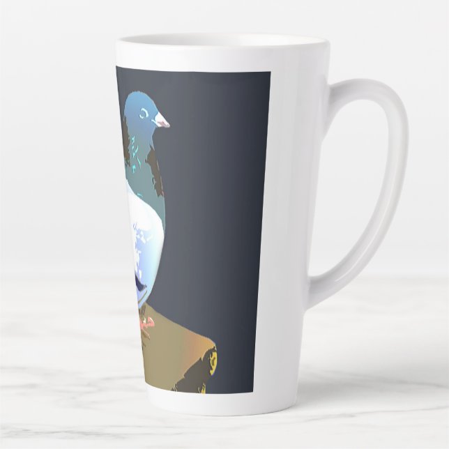 Taza De Café Latte Mugre pichón (Derecha)