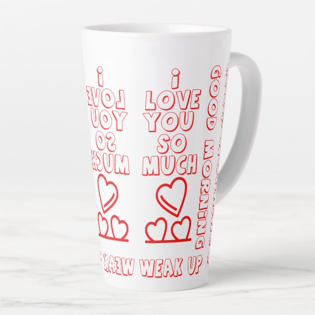 Taza De Café Latte Mugs & Cups (Ángulo derecho)