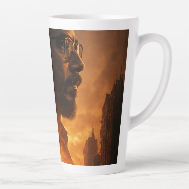 Taza De Café Latte Mugs & Cups Guerrero Apocalíptico - Post Cinemátic (Derecha)
