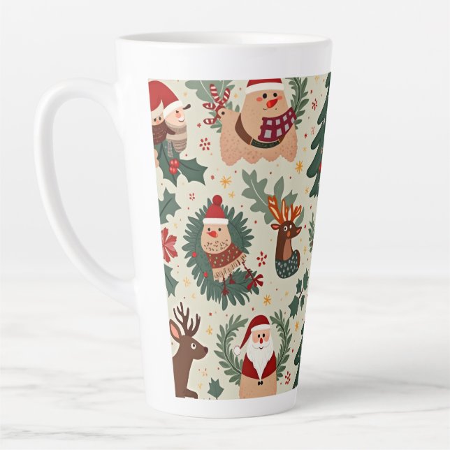 Taza De Café Latte Mugs de navidades para niños (Izquierda)