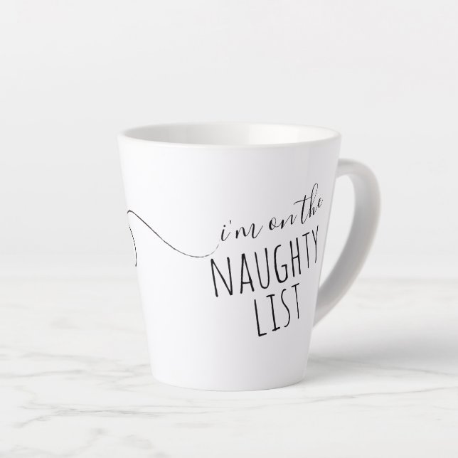 Taza De Café Latte Mugs graciosos y personalizados para Navidades (Ángulo derecho)