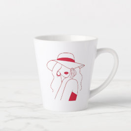 Taza De Café Latte Mujer