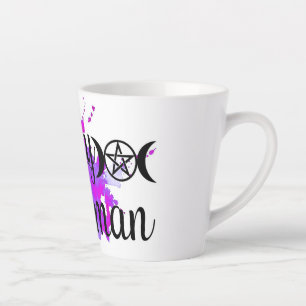 Taza De Café Latte Mujer bruja latte mug