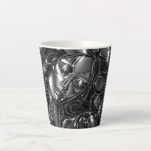 Taza De Café Latte Mujer de Chrome Daydream Metal