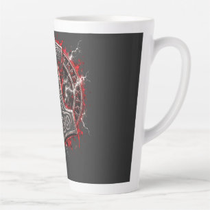 Taza De Café Latte mujer fuerte, fitness, gimnasio, entrenamiento, le