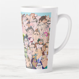 Taza De Café Latte Mujer y hombres al estilo Personalizado divertido