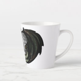 Taza De Café Latte Mundo y Dragón