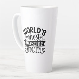 Taza De Café Latte Mundos La mamá más alucinante