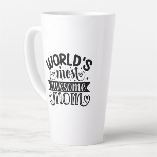 Taza De Café Latte Mundos La mamá más alucinante