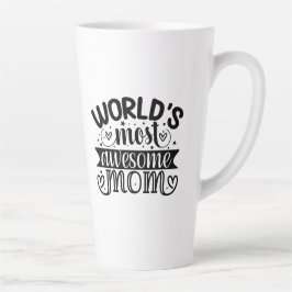 Taza De Café Latte Mundos La mamá más alucinante