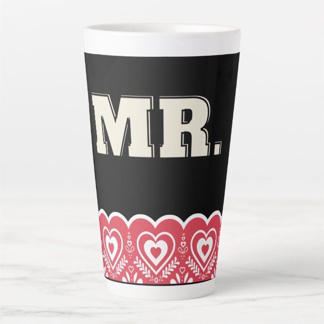 Taza De Café Latte Muñeca de café grande (Anverso)