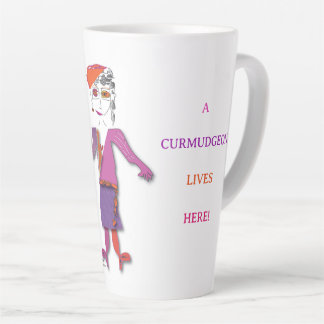 Taza De Café Latte 'Murphy' - Un currículo vive aquí Latte Mug