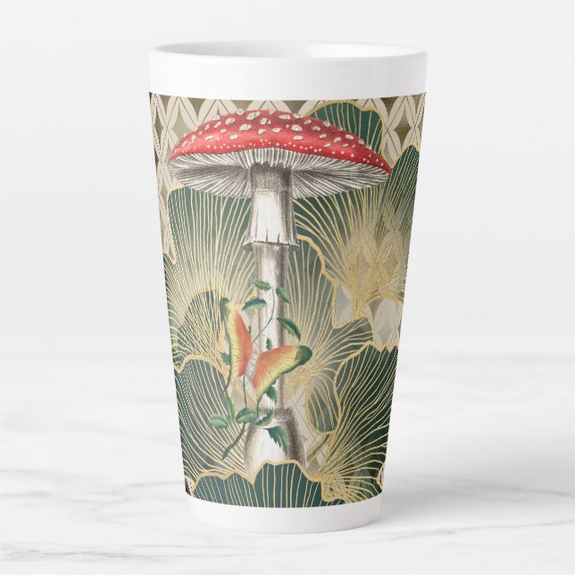 Taza De Café Latte Mushroom Latte Mug (Anverso)