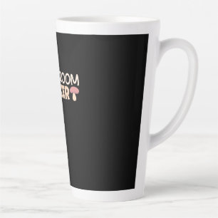 Taza De Café Latte Mushroom Pickers