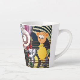 Taza De Café Latte Music Mice Latte Mug