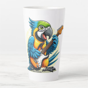 Taza De Café Latte Música de rock de párroco